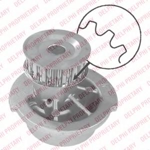 DELPHI WP1262 Водяной насос для OPEL ASTRA G (Опель Астра г) DELPHI WP1262 Водяной насос для OPEL ASTRA G (Опель Астра г)