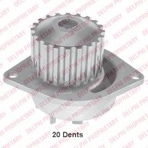 DELPHI WP1603 Водяной насос для PEUGEOT 206 (Пежо 206) DELPHI WP1603 Водяной насос для PEUGEOT 206 (Пежо 206)