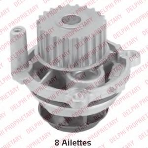 DELPHI WP1865 Водяной насос для SEAT ALTEA (Сеат Алтэа) DELPHI WP1865 Водяной насос для SEAT ALTEA (Сеат Алтэа)