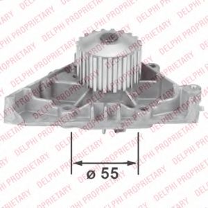 DELPHI WP2376 Водяной насос для CITROËN C5 III (CитроËн С5 3) DELPHI WP2376 Водяной насос для CITROËN C5 III (CитроËн С5 3)