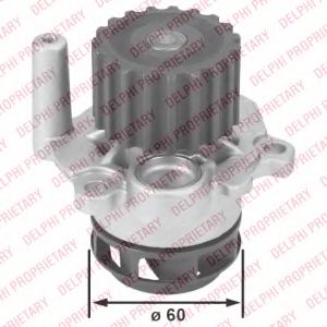 DELPHI WP2429 Водяной насос для SEAT ALTEA XL (Сеат Алтэа xл) DELPHI WP2429 Водяной насос для SEAT ALTEA XL (Сеат Алтэа xл)