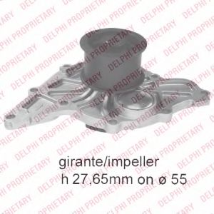 DELPHI WP2473 Водяной насос для AUDI ALLROAD (Ауди Аллроад) DELPHI WP2473 Водяной насос для AUDI ALLROAD (Ауди Аллроад)