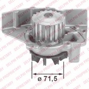 DELPHI WP2503 Водяной насос для CITROËN RELAY (CитроËн Рэлаъ) DELPHI WP2503 Водяной насос для CITROËN RELAY (CитроËн Рэлаъ)