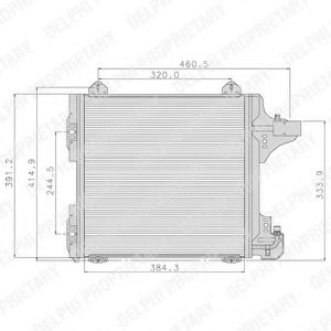 DELPHI TSP0225089 Конденсатор, кондиционер для RENAULT CLIO I (Рено Cлио и) DELPHI TSP0225089 Конденсатор, кондиционер для RENAULT CLIO I (Рено Cлио и)