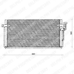 DELPHI TSP0225127 Конденсатор, кондиционер для MITSUBISHI LANCER IV (Митсубиши/митсубиси Ланcэр иv) DELPHI TSP0225127 Конденсатор, кондиционер для MITSUBISHI LANCER IV (Митсубиши/митсубиси Ланcэр иv)