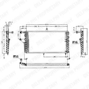 DELPHI TSP0225174 Конденсатор, кондиционер для PEUGEOT 205 II (Пежо 205 2) DELPHI TSP0225174 Конденсатор, кондиционер для PEUGEOT 205 II (Пежо 205 2)