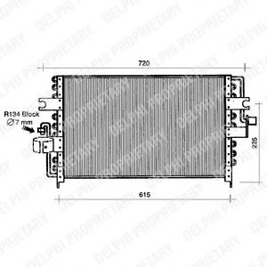 DELPHI TSP0225195 Конденсатор, кондиционер для NISSAN PRIMERA (Ниссан Примера) DELPHI TSP0225195 Конденсатор, кондиционер для NISSAN PRIMERA (Ниссан Примера)