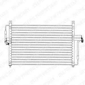 DELPHI TSP0225197 Конденсатор, кондиционер для OPEL OMEGA A (Опель Омэга а) DELPHI TSP0225197 Конденсатор, кондиционер для OPEL OMEGA A (Опель Омэга а)