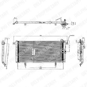DELPHI TSP0225224 Конденсатор, кондиционер для MITSUBISHI CHALLENGER (Митсубиши/митсубиси Чаллэнгэр) DELPHI TSP0225224 Конденсатор, кондиционер для MITSUBISHI CHALLENGER (Митсубиши/митсубиси Чаллэнгэр)
