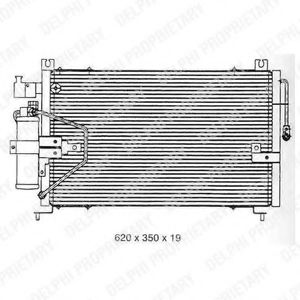 DELPHI TSP0225256 Конденсатор, кондиционер для DAIHATSU CHARADE IV (Дайхатсу Чарадэ иv) DELPHI TSP0225256 Конденсатор, кондиционер для DAIHATSU CHARADE IV (Дайхатсу Чарадэ иv)