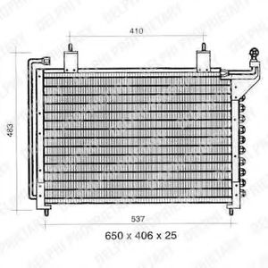 DELPHI TSP0225295 Конденсатор, кондиционер для JAGUAR VANDEN PLAS (Ягуар Vандэн плас) DELPHI TSP0225295 Конденсатор, кондиционер для JAGUAR VANDEN PLAS (Ягуар Vандэн плас)
