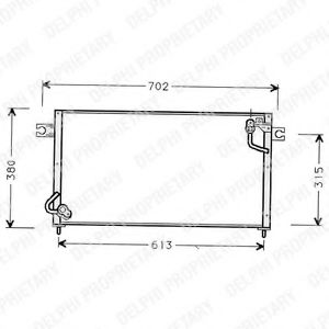 DELPHI TSP0225435 Конденсатор, кондиционер для MITSUBISHI PAJERO/SHOGUN (Митсубиши/митсубиси Пажэро/шогун) DELPHI TSP0225435 Конденсатор, кондиционер для MITSUBISHI PAJERO/SHOGUN (Митсубиши/митсубиси Пажэро/шогун)
