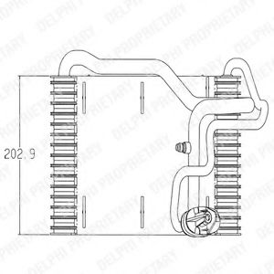 DELPHI TSP0525019 Испаритель, кондиционер для AUDI 80 (Ауди 80) DELPHI TSP0525019 Испаритель, кондиционер для AUDI 80 (Ауди 80)