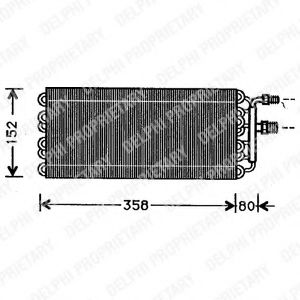 DELPHI TSP0525089 Испаритель, кондиционер для OPEL OMEGA A (Опель Омэга а) DELPHI TSP0525089 Испаритель, кондиционер для OPEL OMEGA A (Опель Омэга а)