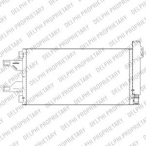DELPHI TSP0225676 Конденсатор, кондиционер для CITROëN (Cитроëн) DELPHI TSP0225676 Конденсатор, кондиционер для CITROëN (Cитроëн)