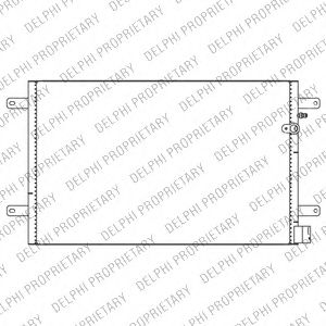 DELPHI TSP0225680 Конденсатор, кондиционер для CITROëN (Cитроëн) DELPHI TSP0225680 Конденсатор, кондиционер для CITROëN (Cитроëн)