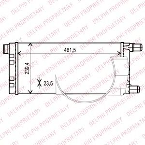 DELPHI TSP0524001 Радиатор, охлаждение двигателя для FIAT SEICENTO / 600 (Фиат Сэиcэнто / 600) DELPHI TSP0524001 Радиатор, охлаждение двигателя для FIAT SEICENTO / 600 (Фиат Сэиcэнто / 600)