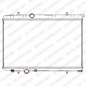 DELPHI TSP0524055 Радиатор, охлаждение двигателя для PEUGEOT 307 CC (Пежо 307 сс) DELPHI TSP0524055 Радиатор, охлаждение двигателя для PEUGEOT 307 CC (Пежо 307 сс)