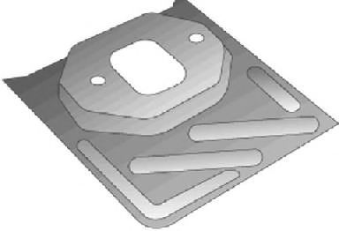 REINZ 71-25749-00 Прокладка, выпускной коллектор для MERCEDES-BENZ O 408 (Мэрcэдэс-бэнз О 408) REINZ 71-25749-00 Прокладка, выпускной коллектор для MERCEDES-BENZ O 408 (Мэрcэдэс-бэнз О 408)