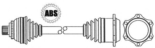 FARCOM 121954 Приводной вал 