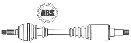 FARCOM 122455 Приводной вал 