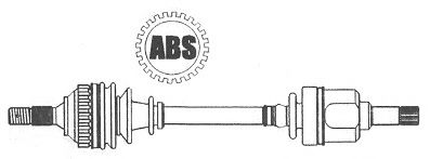 FARCOM 122462 Приводной вал 