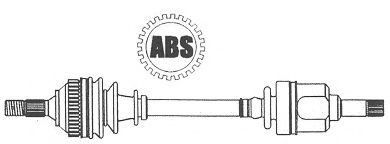 FARCOM 122464 Приводной вал 