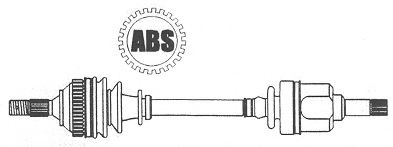 FARCOM 122525 Приводной вал 