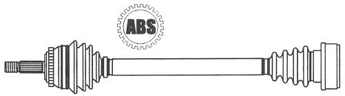 FARCOM 121684 Приводной вал для AUDI 80 (Ауди 80) FARCOM 121684 Приводной вал для AUDI 80 (Ауди 80)