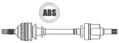 FARCOM 122140 Приводной вал для PEUGEOT PARTNER (Пежо Партнер) FARCOM 122140 Приводной вал для PEUGEOT PARTNER (Пежо Партнер)