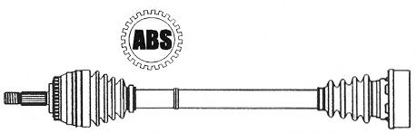FARCOM 121036 Приводной вал для AUDI (Ауди) FARCOM 121036 Приводной вал для AUDI (Ауди)