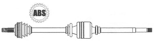 FARCOM 122581 Приводной вал 