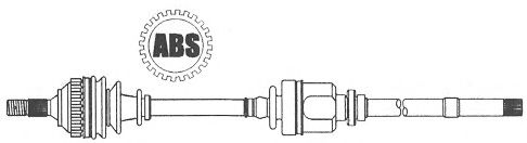 FARCOM 122587 Приводной вал 