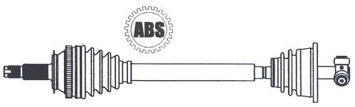 FARCOM 122638 Приводной вал 