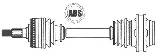 FARCOM 122815 Приводной вал для MERCEDES-BENZ VIANO (Мэрcэдэс-бэнз Виано)