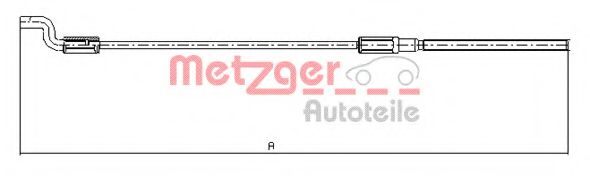 METZGER 10.7621 Трос, стояночная тормозная система для FORD GALAXY (Форд Галакси) METZGER 10.7621 Трос, стояночная тормозная система для FORD GALAXY (Форд Галакси)