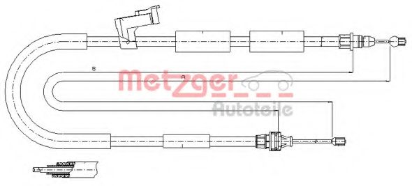 METZGER 17.0685 Трос, стояночная тормозная система для MAZDA AXELA (Мазда Аxэла) METZGER 17.0685 Трос, стояночная тормозная система для MAZDA AXELA (Мазда Аxэла)