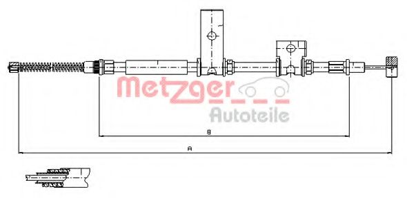 METZGER 17.5014 Трос, стояночная тормозная система для SUZUKI JIMNY (Сузуки Жимнъ) METZGER 17.5014 Трос, стояночная тормозная система для SUZUKI JIMNY (Сузуки Жимнъ)