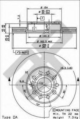 METZGER 24850 V Тормозной диск для SEAT (Сеат) METZGER 24850 V Тормозной диск для SEAT (Сеат)