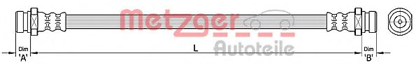 METZGER 4110220 Тормозной шланг для HYUNDAI MATRIX (Хендай Матрикс) METZGER 4110220 Тормозной шланг для HYUNDAI MATRIX (Хендай Матрикс)
