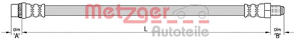 METZGER 4110372 Тормозной шланг для RENAULT MEGANE II ER (Рено Меган 2 ер) METZGER 4110372 Тормозной шланг для RENAULT MEGANE II ER (Рено Меган 2 ер)