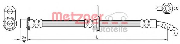 METZGER 4110375 Тормозной шланг для TOYOTA AXIO/ALTIS (Тойота/тоета Аxио/алтис) METZGER 4110375 Тормозной шланг для TOYOTA AXIO/ALTIS (Тойота/тоета Аxио/алтис)