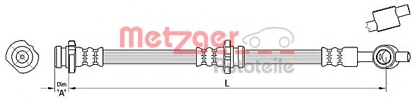 METZGER 4110388 Тормозной шланг для NISSAN PULSAR VII (Ниссан Пулсар v2) METZGER 4110388 Тормозной шланг для NISSAN PULSAR VII (Ниссан Пулсар v2)
