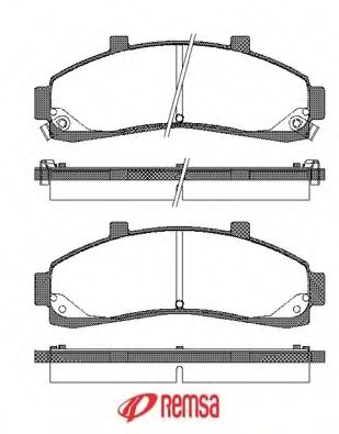 METZGER 1170737 Тормозные колодки для MAZDA PROCEED/DRIFTER (Мазда Просид/дрифтэр) METZGER 1170737 Тормозные колодки для MAZDA PROCEED/DRIFTER (Мазда Просид/дрифтэр)