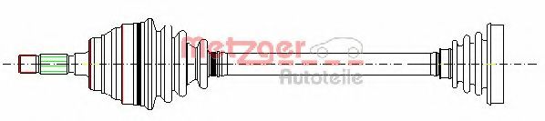 METZGER 655-052 Приводной вал для VOLKSWAGEN CADDY I (Фольксваген Cаддъ и) METZGER 655-052 Приводной вал для VOLKSWAGEN CADDY I (Фольксваген Cаддъ и)
