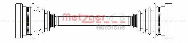 METZGER 7210026 Приводной вал 