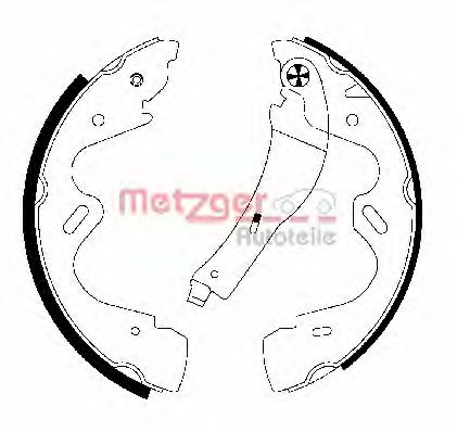METZGER MG 948 Тормозные колодоки для NISSAN MISTRAL (Ниссан Мистрал) METZGER MG 948 Тормозные колодоки для NISSAN MISTRAL (Ниссан Мистрал)
