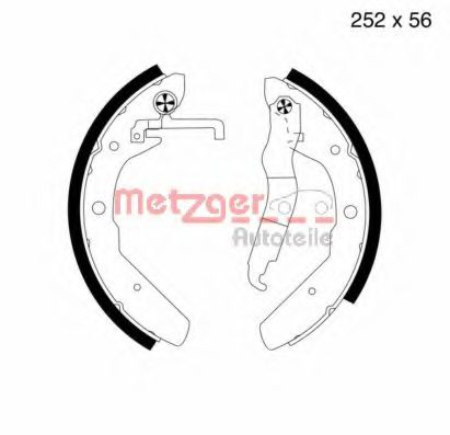 METZGER MG 373 Тормозные колодоки для VOLKSWAGEN VANAGON III (Фольксваген Vанагон 3) METZGER MG 373 Тормозные колодоки для VOLKSWAGEN VANAGON III (Фольксваген Vанагон 3)