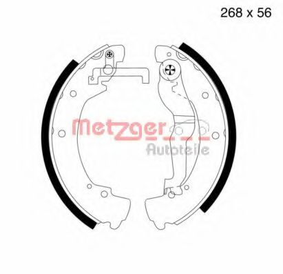 METZGER MG 548 Тормозные колодоки для VOLKSWAGEN T4 MULTIVAN (Фольксваген Т4 мултиvан) METZGER MG 548 Тормозные колодоки для VOLKSWAGEN T4 MULTIVAN (Фольксваген Т4 мултиvан)