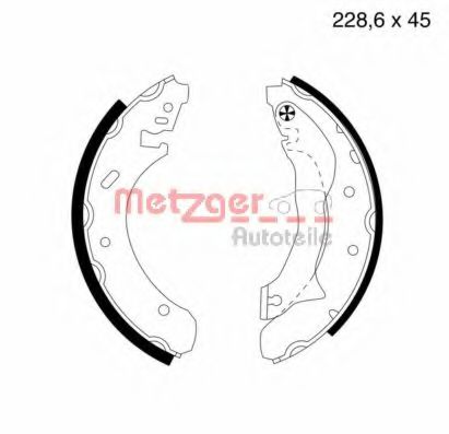 METZGER MG 581 Тормозные колодоки для FORD MONDEO (Форд Мондэо) METZGER MG 581 Тормозные колодоки для FORD MONDEO (Форд Мондэо)